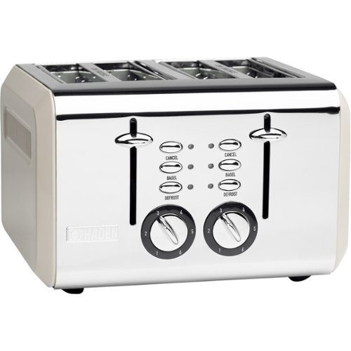

Haden - Cotswold 4-Slice Toaster Wide Slot for Bagels with Multiple Settings - Putty