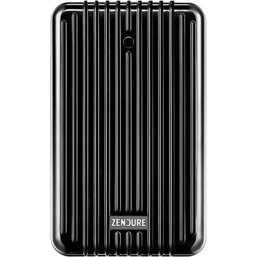 Zendure - SuperTank 27,000 mAh Portable Charger for Most USB-Enabled Devices - Black-Front_Standard 