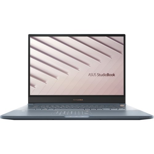 ASUS - ProArt StudioBook Pro 2-in-1 17" Laptop - Intel Xeon - 32GB Memory - 2TB SSD - Turquoise Gray-Front_Standard 
