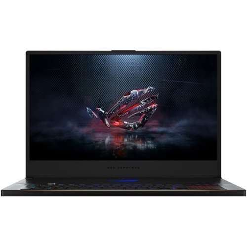 ASUS - ROG Zephyrus S 17.3" Laptop - Intel Core i7 - 32GB Memory - NVIDIA GeForce RTX 2080 - 1TB SSD - Metallic Black-Front_Standard 