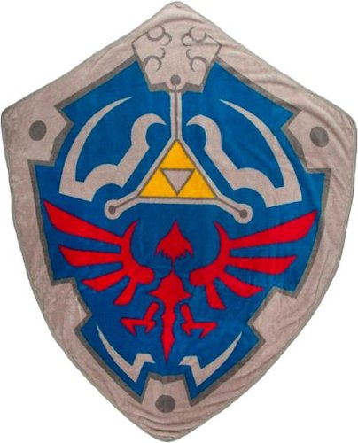  Nintendo - The Legend of Zelda Triforce Shield Fleece Blanket - Multi