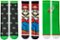 Nintendo - Super Mario Bros. Casual Crew Socks (3-Pack) - Multi-Front_Standard 
