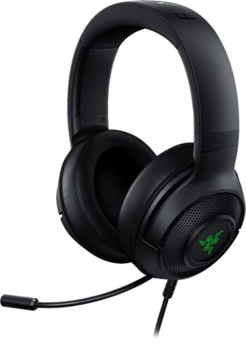 Razer - Kraken X USB Wired Over-the-Ear Headset - Classic Black-Front_Standard 