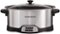 Hamilton Beach - 6qt Stovetop Sear and Cook Programmable Slow Cooker - Silver-Front_Standard
