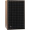 JBL - 12" 3-Way Bookshelf Loudspeakers (Each) - Satin Walnut Wood Veneer With Black Grille-Front_Standard