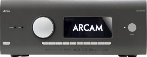 Arcam - HDA 595W 7.1.4-Ch. With Google Cast 4K Ultra HD HDR Compatible A/V Home Theater Receiver - Gray