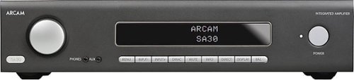 Arcam - SA30 2.0-Ch. Intelligent Integrated Amplifier with Googlecast and Dirac Live - Gray