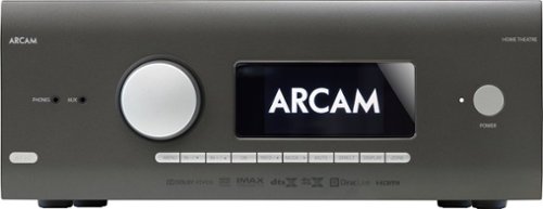 Arcam - AV40 9.1.6-Ch. With Google Cast 4K Ultra HD HDR Compatible A/V Home Theater Preamplifier Processor - Gray