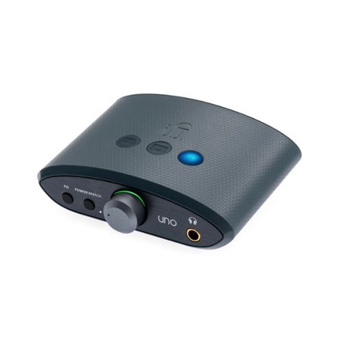 iFi Audio - Uno DAC/Headphone Amp - Grey Blue-Front_Standard 