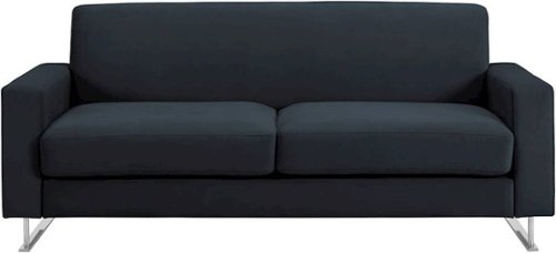 Elle Decor - Baylie 3-Seat Velvet Sofa - French Cobalt