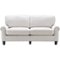 Serta - Copenhagen 3-Seat Polyester Fabric Sofa - Cream-Front_Standard
