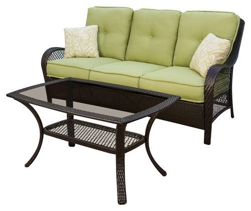  Hanover - Orleans Patio Lounge Set (2-Piece) - Green