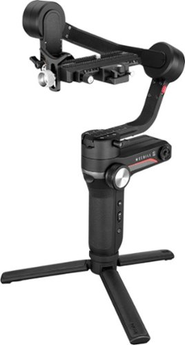 Zhiyun - WEEBILL-S Compact 3-Axis Handheld Gimbal Stabilizer for Select Mirrorless and DSLR Cameras with detachable tri-pod stand