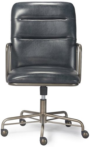 Finch - Franklin Bonded Leather Office Chair - Charcoal