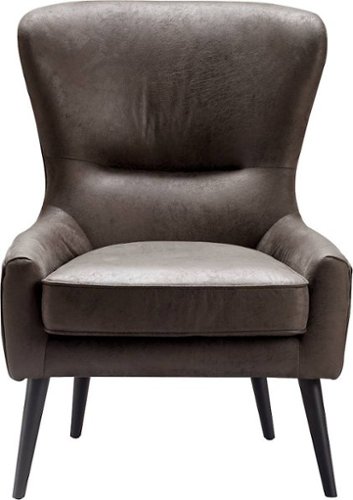 Elle Decor - Modern Wing Chair - French Mocha