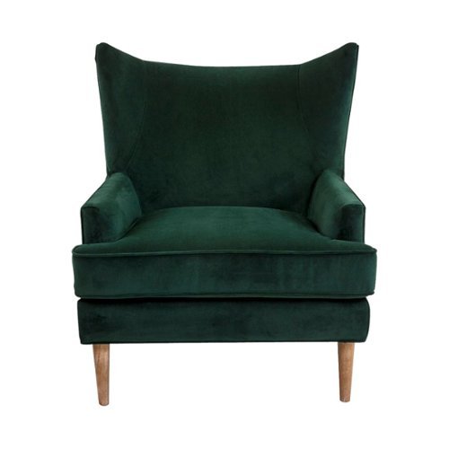 Finch - Contemporary Wing Chair - Green