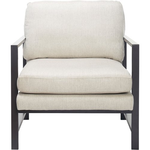Tommy Hilfiger - Mid-Century Linen Accent Chair - Neutral