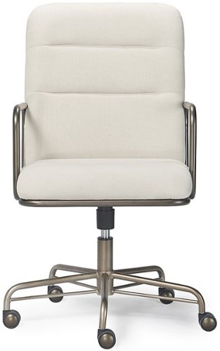 Finch - Franklin Bonded Leather Office Chair - Cream