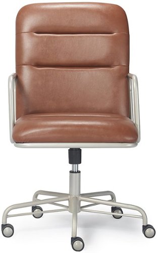 Finch - Franklin Bonded Leather Office Chair - Brown