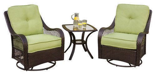  Hanover - Orleans Series 3-Piece Lounge Set - Green