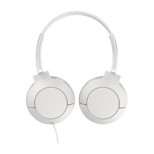 TCL - MTRO series MTRO200WT Wired On-Ear Headphones - Ash White-Front_Standard 