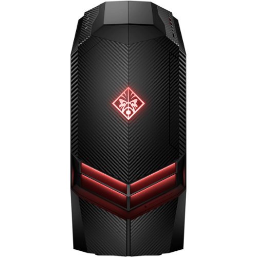 Refurbished OMEN by HP Desktop - AMD Ryzen 5-Series - 8GB Memory - 1TB HDD - Black-Front_Standard 