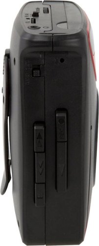 GPX Cassette Player with AM/FM Radio - Black/Red WHERE TO BUY