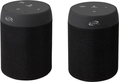 iLive - Portable Bluetooth Speaker (2-Pack) - Black-Left_Standard 