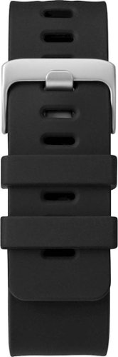 iConnect by Timex Square Smartwatch 40mm Alloy - Black with Black Silicone Strap GLOBAL SHIPPING