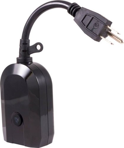 myTouchSmart Plug-In Outdoor Wi-Fi Smart Switch - Black GLOBAL SHIPPING