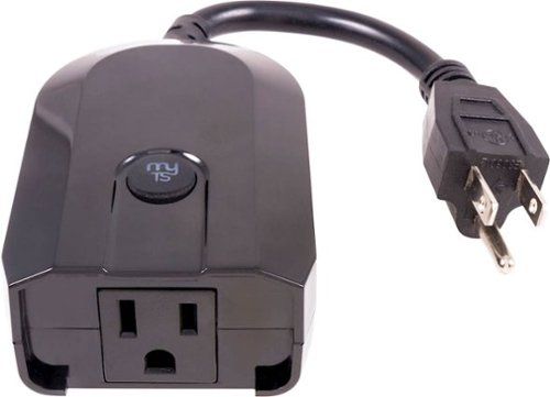 myTouchSmart Plug-In Outdoor Wi-Fi Smart Switch - Black WHERE TO BUY