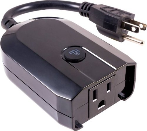 myTouchSmart Plug-In Outdoor Wi-Fi Smart Switch - Black SHOP ONLINE