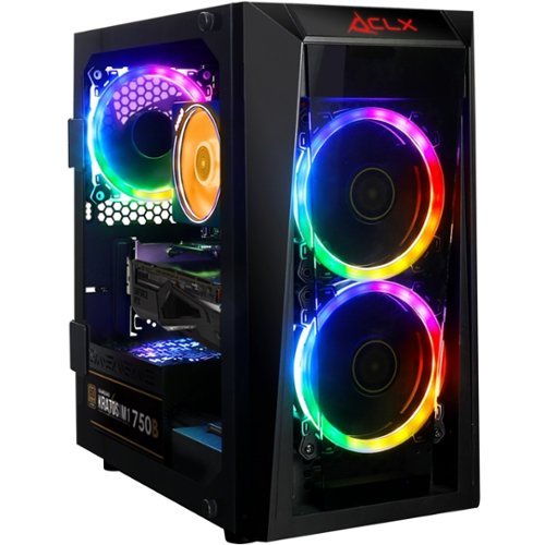 CLX SET Gaming Desktop - AMD Ryzen 7-Series - 3800X - 16GB Memory - NVIDIA GeForce RTX 2080 SUPER - 2TB HDD + 240GB SSD - Black/RGB