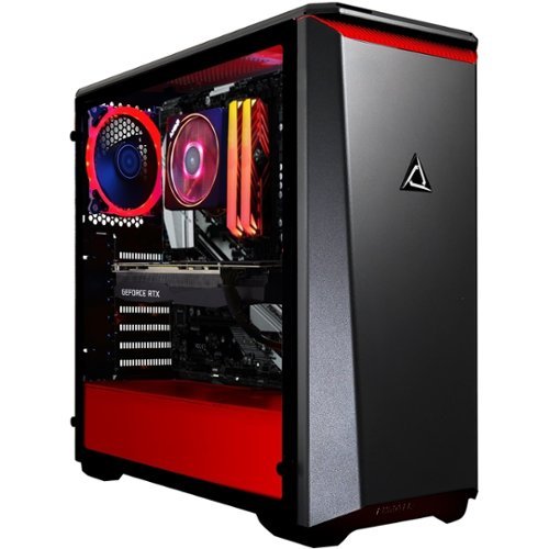 CLX SET Gaming Desktop - AMD Ryzen 9-Series - 3900X - 16GB Memory - NVIDIA GeForce RTX 2080 SUPER - 2TB HDD + 240GB SSD - Black/Red