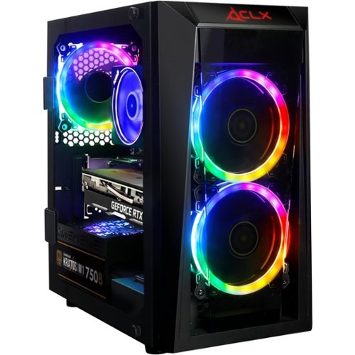 CLX SET Gaming Desktop - AMD Ryzen 7-Series - 3700X - 16GB Memory - NVIDIA GeForce RTX 2060 SUPER - 2TB HDD + 240GB SSD - Black/RGB