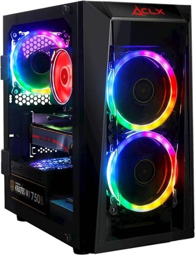 CLX SET Gaming Desktop - AMD Ryzen 7-Series - 3800X - 16GB Memory - AMD Radeon RX 5700 XT - 2TB HDD + 250GB SSD - Black/RGB
