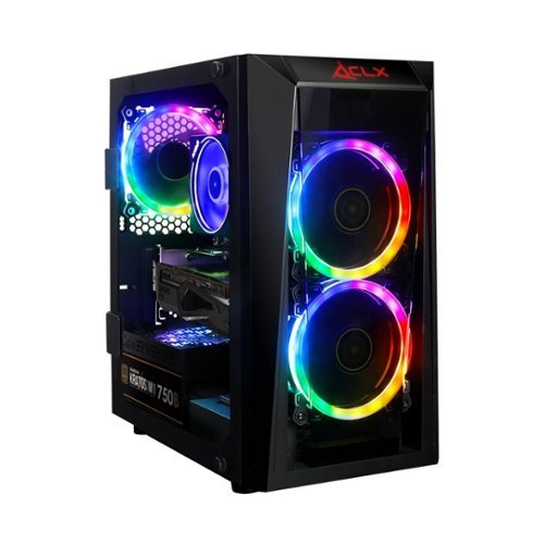  CLX SET Gaming Desktop - AMD Ryzen 7-Series - 3700X - 16GB Memory - NVIDIA GeForce RTX 2070 SUPER - 2TB HDD + 240GB SSD - Black/RGB