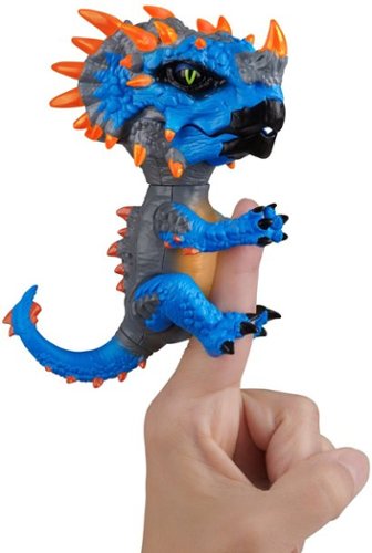 WowWee Untamed Radioactive Triceratops - Rampage - Blue WORLDWIDE DELIVERY