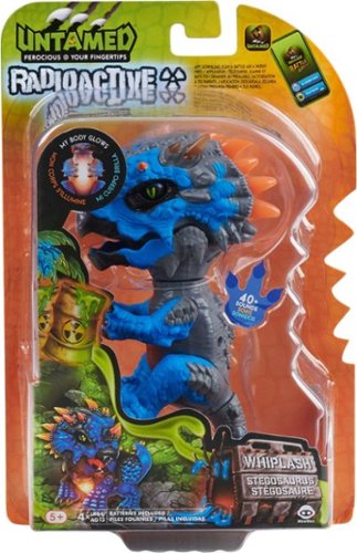 WowWee Untamed Radioactive Triceratops - Rampage - Blue SHOP ONLINE