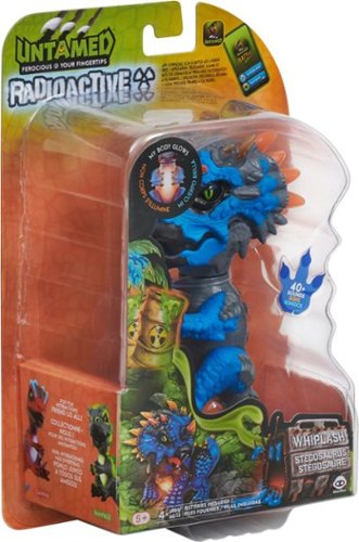 WowWee Untamed Radioactive Triceratops - Rampage - Blue BUY ONLINE