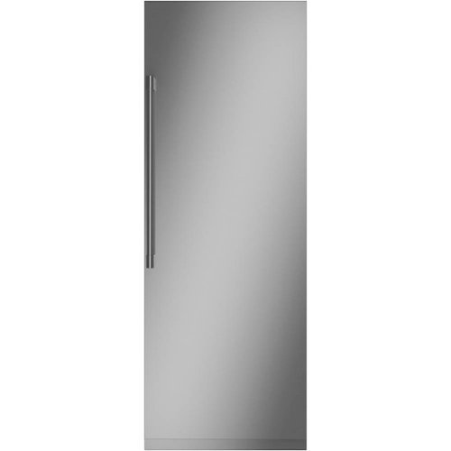 Monogram - 17.6 Cu. Ft. Column Built-In Refrigerator - Custom Panel Ready