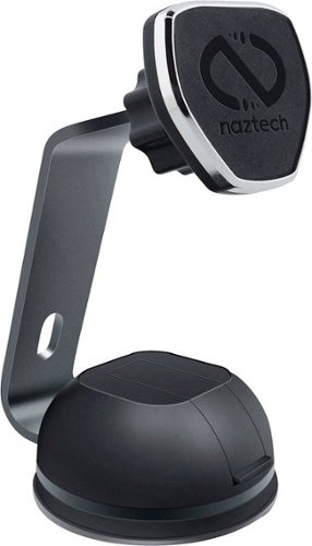 Naztech - MagBuddy Desk+ Mount for Most Cell Phones - Black