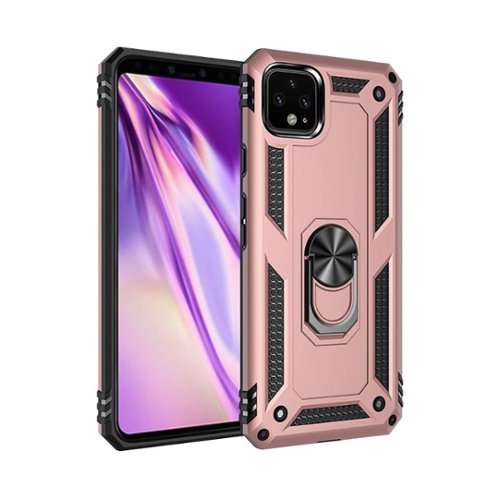 SaharaCase - KICKSTAND Case for Google Pixel 4 - Rose Gold-Angle_Standard 
