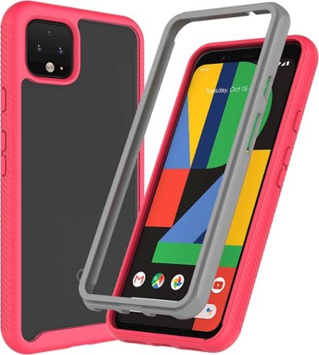 SaharaCase Protection Series 2-Piece Modular Case for Google Pixel 4 - Pink SHOP ONLINE