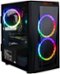 CLX - SET Gaming Desktop - AMD Ryzen 3-Series - 2200G - 8GB Memory - AMD Radeon RX 570 - 480GB SSD - Black-Front_Standard