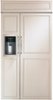 Monogram - 42 in. Wide 24.4 Cu. Ft. Side-by-Side Built-In Smart Refrigerator with Dispenser - Custom Panel Ready-Front_Standard