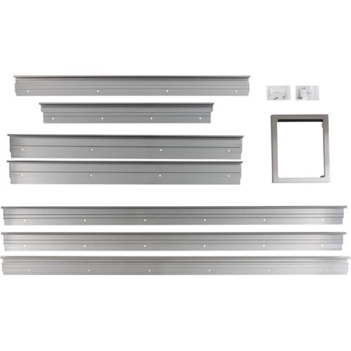 Low Profile Visor Handle Trim Kit for Select Monogram 36" Built-In Refrigerators - Silver