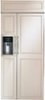 Monogram - 20.2 Cu. Ft. Side-by-Side Built-In Smart Refrigerator with Dispenser with Proximity Sensor - Custom Panel Ready-Front_Standard