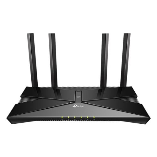 TP-Link - Wireless-AX3000 4-Stream Dual-Band Wi-Fi 6 Router - Black