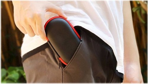SaharaCase Travel Carry Pouch Case for Most Wireless Headphones and Earbuds - Black BUY IN MIDDLE EAST